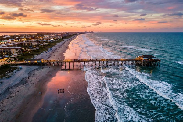Cocoa Beach sunset photography spots